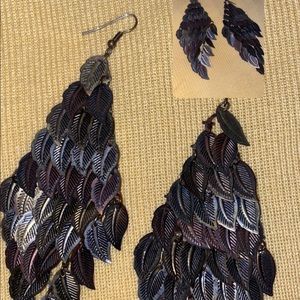 Feather earrings